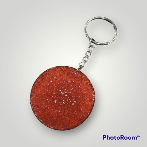 Xana Orange Glitter Keychain (Z156) - Picture 8 of 9